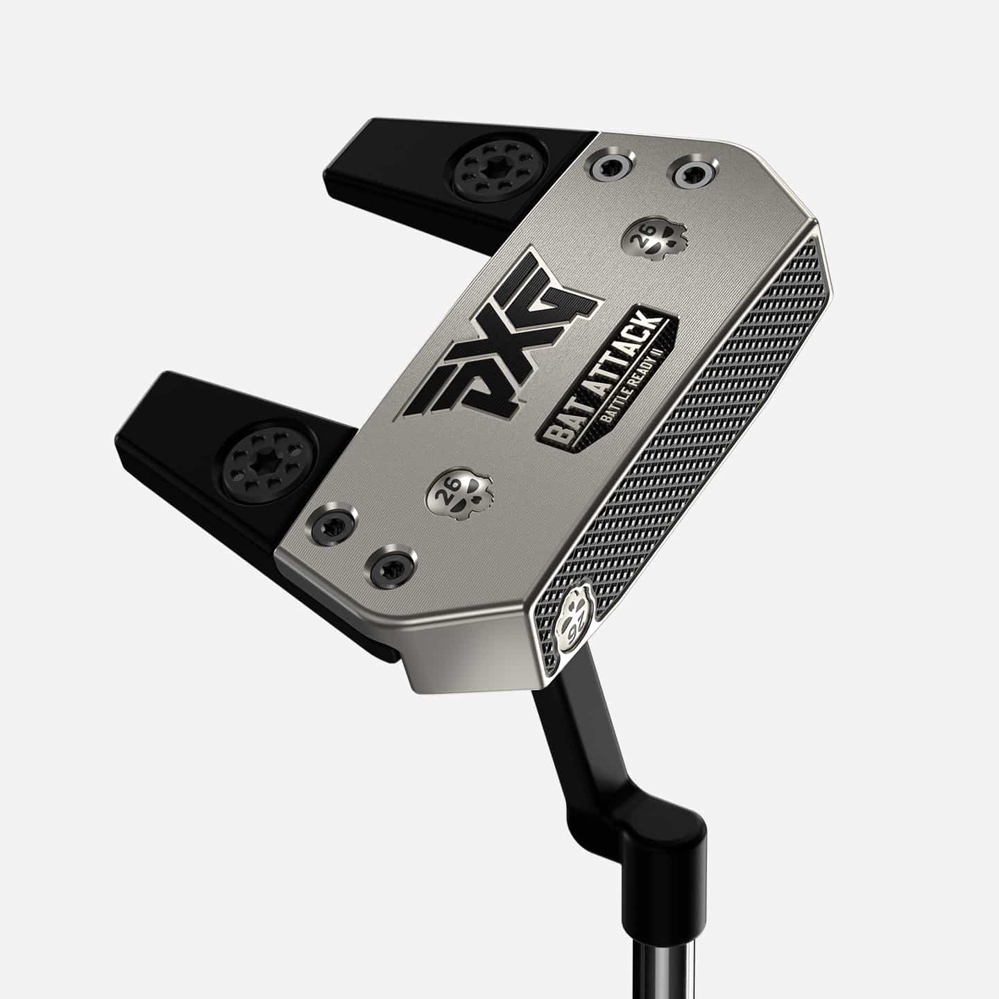 BattleReady-II-Bat-Attack-Putter-Straight-50_e63a3b50-4fa9-4d30-ab23-2a31cdb0947d Battle Ready II RH Bat Attack - Platinum - Image 1