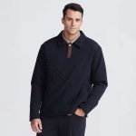 Men's Quilted 1/4 Zip Pullover - Image 3