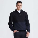 Men's Plush Rolled Collar Pullover - Image 3