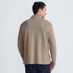 Men's Windowpane 1/4 Zip Pullover - Image 11