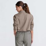 Men's Windowpane 1/4 Zip Pullover - Image 12