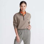 Men's Windowpane 1/4 Zip Pullover - Image 5