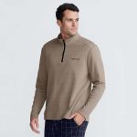 Men's Windowpane 1/4 Zip Pullover - Image 10