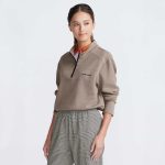 Men's Windowpane 1/4 Zip Pullover - Image 7
