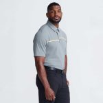 Men's X Sleeve Texture Polo - Image 3