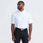Men's Golf Icons Pin Stripe Polo - Image 6