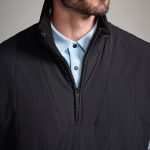 Men's 1/2 Zip Quilted Vest - Image 3