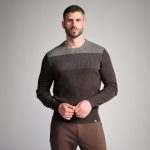 Men's Multi Yarn Mélange Crewneck Sweater - Image 2