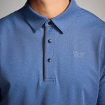 Men's Denim Blue Polo - Image 8
