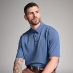 Men's Denim Blue Polo - Image 12