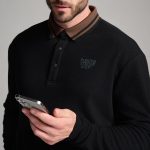 Men's Plush Long Sleeve Polo - Image 6