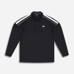 Men's Long Sleeve Shoulder Panel Polo