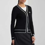 Women's Varsity V-Neck Cardigan - Image 4