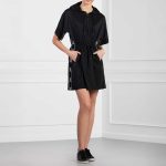 Women's Hooded Cinched Waist Dress - Image 3