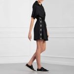 Women's Hooded Cinched Waist Dress - Image 4