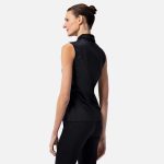 Women's Sleeveless Logo Tape Collar Polo - Image 5