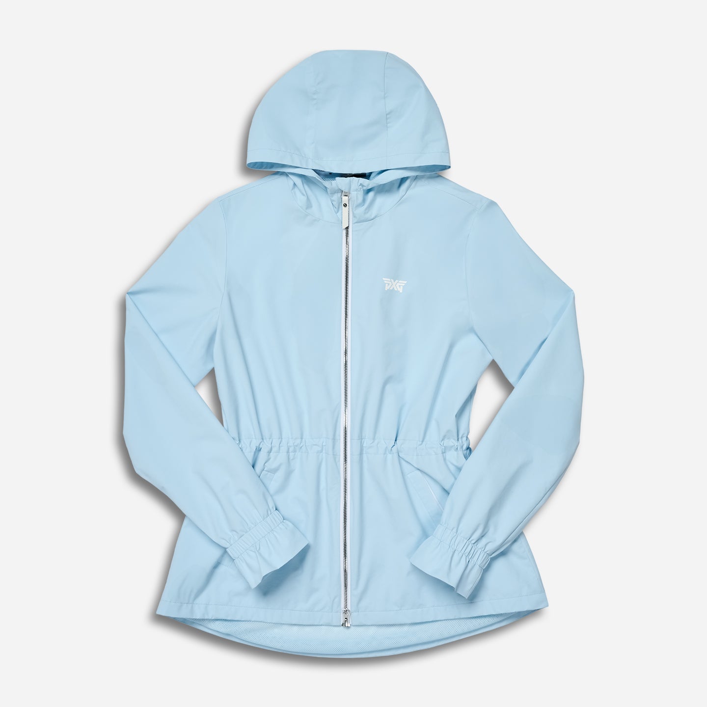 CW-WE25AOJ2-01CL-Womens-Full-Zip-Hooded-Jacket-Ciel-Lay-Flat-v2_1 Women's Full Zip Hooded Jacket - Image 1