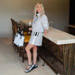 Women's Logo Striped A-Line Skirt - Image 3