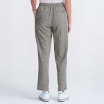 Women's Prince Of Wales Drawstring Trousers - Image 9