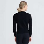Women's Contrast V-Neck Cardigan - Image 5