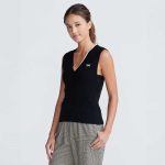 Women's Varsity Deep V-Neck Vest - Image 5