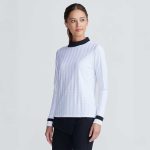 Women's Asymmetric Mock Neck Pullover - Image 4