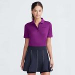 Women's Classic Ribbed Collar Polo - Image 3