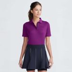 Women's Classic Ribbed Collar Polo - Image 4