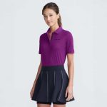 Women's Classic Ribbed Collar Polo - Image 6