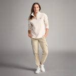 Women's #SheGolfs Quilted Pullover - Image 2