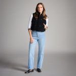 Women's Cozy Corduroy Puffer Vest - Image 2