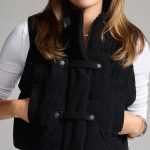 Women's Cozy Corduroy Puffer Vest - Image 3