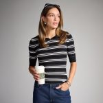 Women's Lapel Knitted Top - Image 2