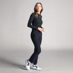 Women's Tie Neck Long Sleeve Polo - Image 5