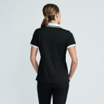 Women's Asymmetrical Snap Collar Polo - Image 10