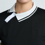 Women's Asymmetrical Snap Collar Polo - Image 8
