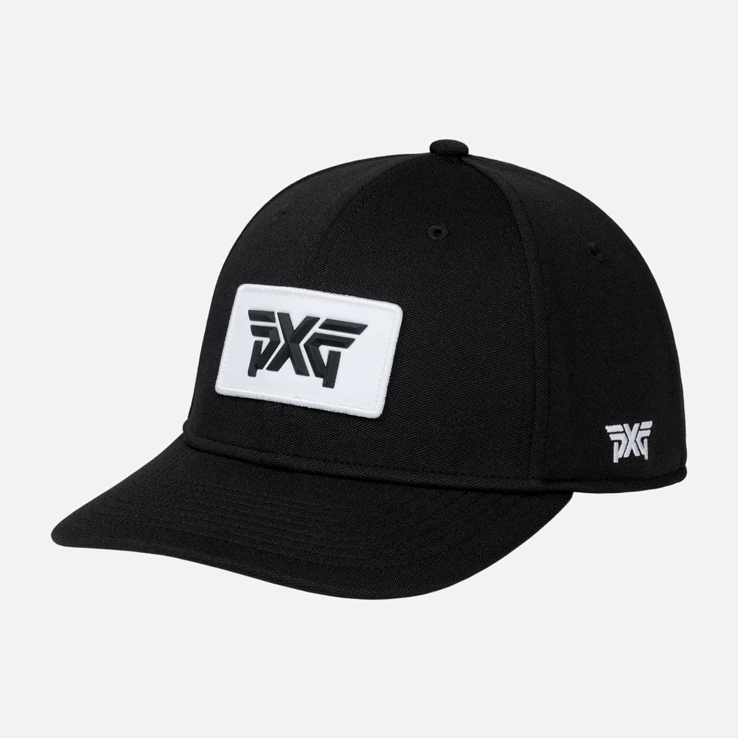 H-23PXG000168-STS-PXG-Stretch-Patch-Snapback-Cap-Black-Listing-1-50 Stretch Patch Snapback Hat - Image 1