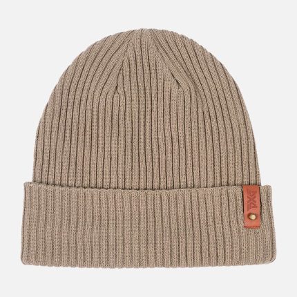 Rib Knit Cuff Beanie