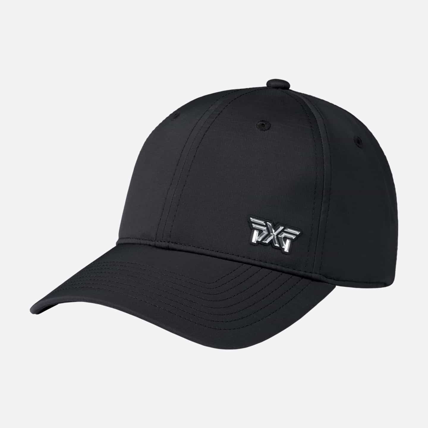 H-24PXG000203-Womens-Metallic-Minimalist-Unstructured-Cap-Black-Listing-1-50 Women's Metallic Minimalist Unstructured Cap - Image 1