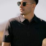 Men's Crisscross Print Polo - Image 5