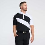Men's Diagonal Stripe Polo - Image 3