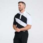 Men's Diagonal Stripe Polo - Image 4