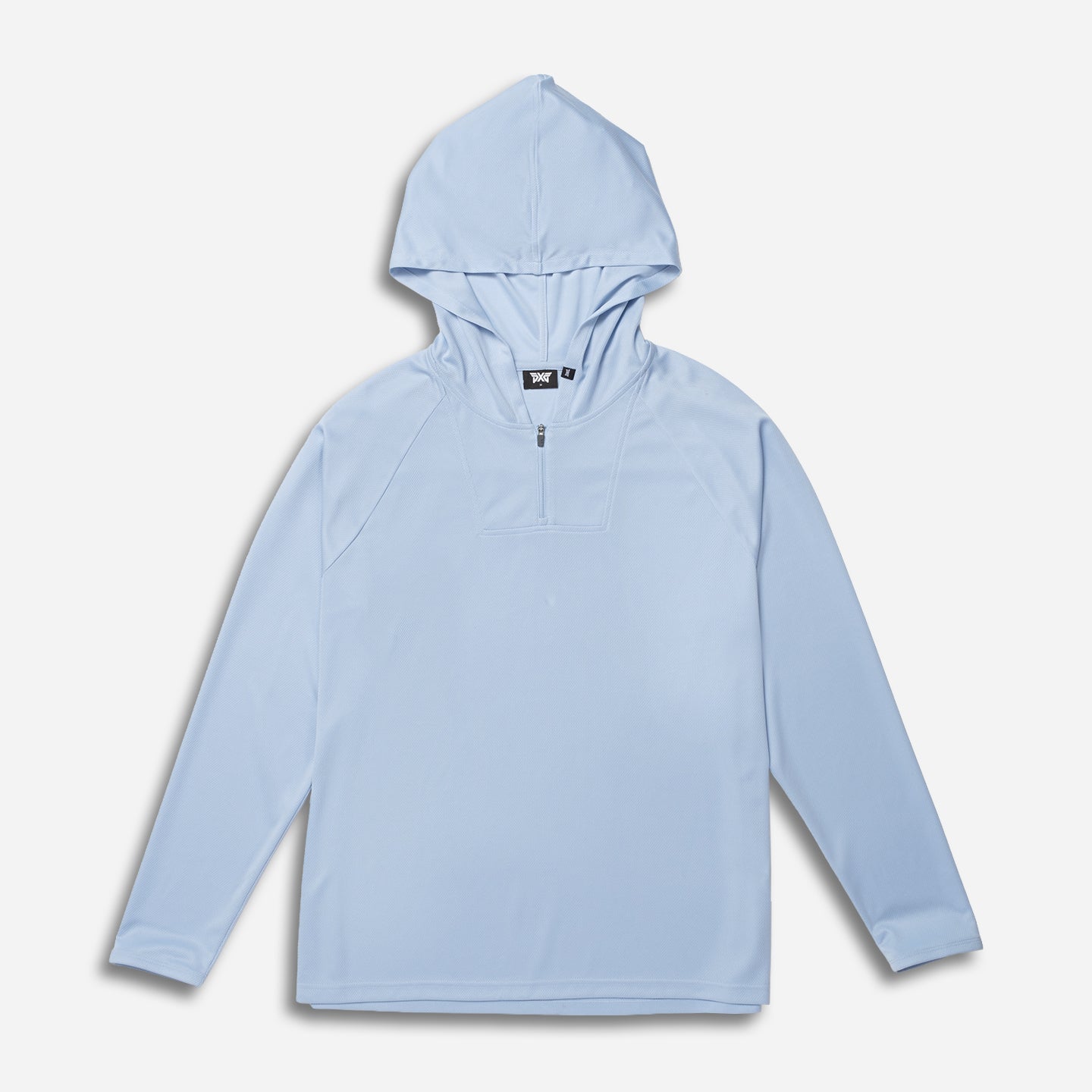 Mens-Hybrid-Hooded-Pullover-Ciel-Lay-Flat-Shopify Men's Hybrid Hooded Pullover - Image 1