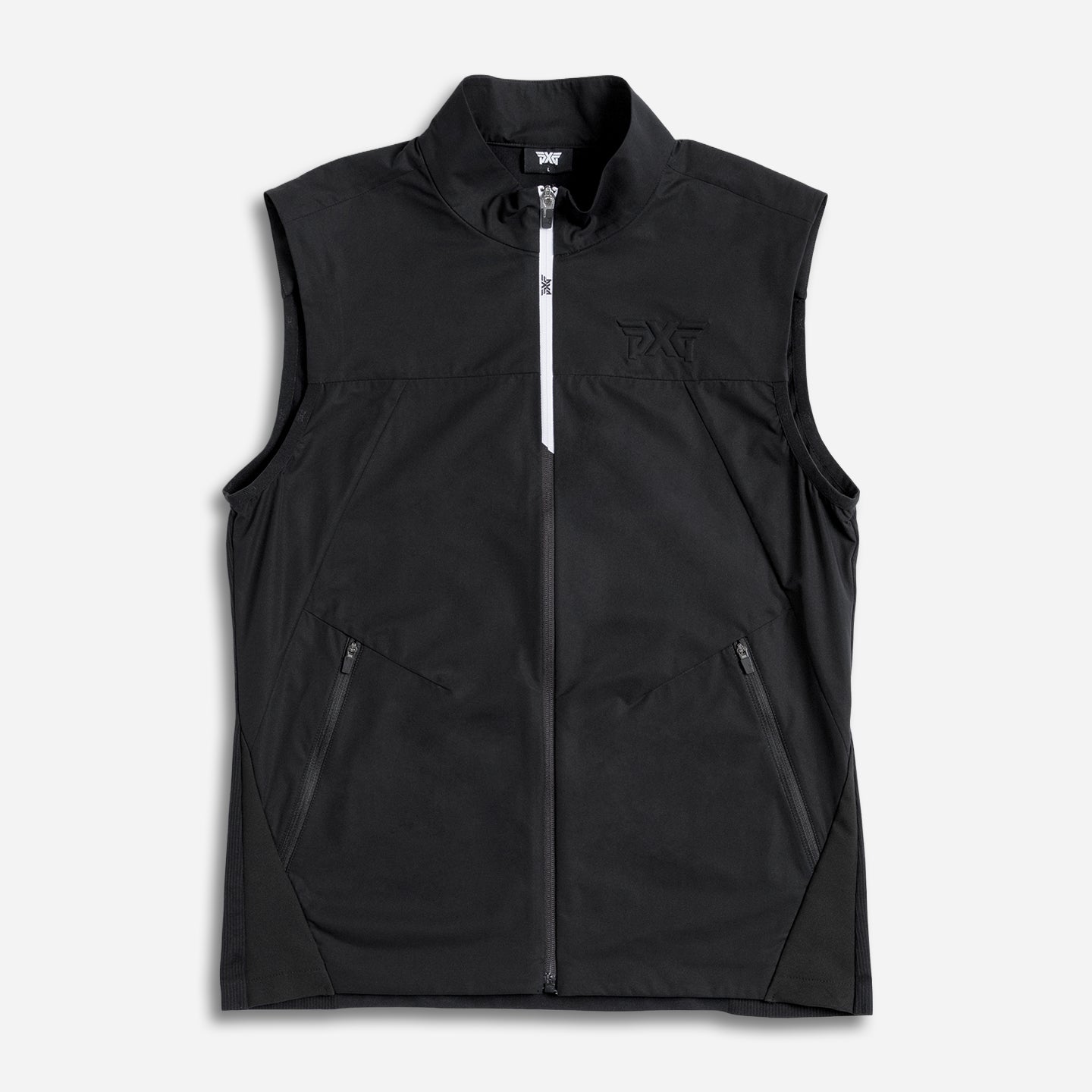 Mens-Hybrid-Sport-Swing-Vest-Black-Lay-Flat-Shopify Men's Swing Vest - Image 1