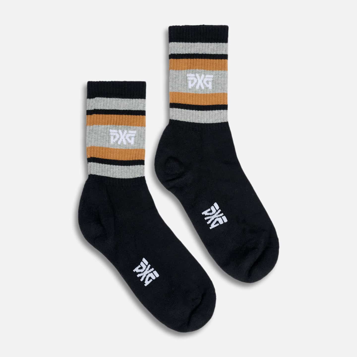 Mens-Multi-Stripe-Crew-Socks-Black-Listing-1-50 Men's Multi-Stripe Crew Socks - Image 1