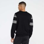 Men's Multi-Striped V-Neck Sweater - Image 10