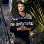 Men's Multi-Striped V-Neck Sweater - Image 3