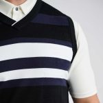 Men's V-Neck Color Block Knitted Vest - Image 7