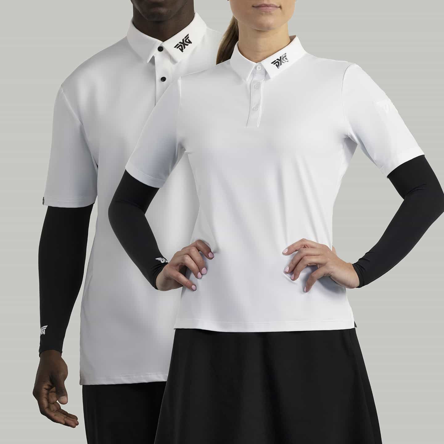 Unisex-Sun-Protection-Shoulder-Wrap-Black-Combo-Front-50 Unisex Sun Protection Shoulder Wrap - Image 1