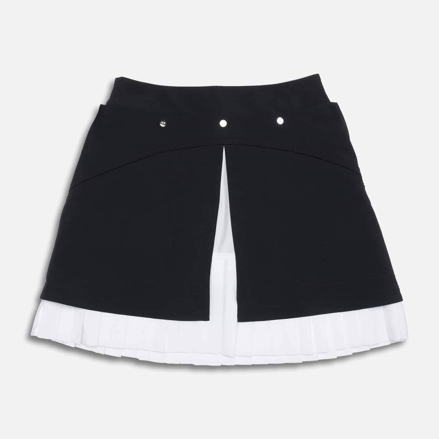 Womens-Apron-Pleated-Skirt-Lay-Flat-50 Women's Apron Pleated Skirt - Image 1